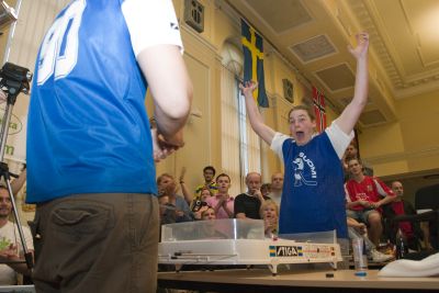 Ahti Lampi wins the European title. Picture by Timo Toivonen