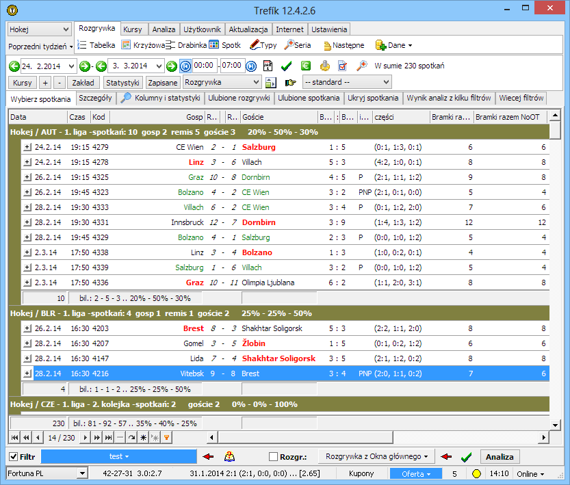 Trefik - conditions for columns at the Offer window