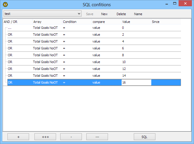 Trefik - conditions for column values