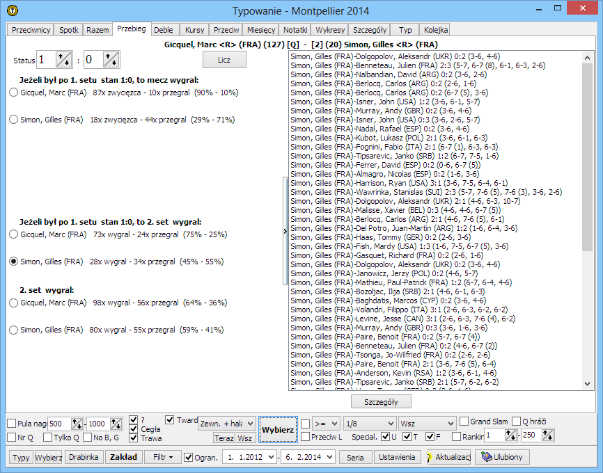 Trefik - analysis for tennis